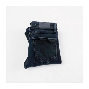 All Saints Distressed Skinny Black Faded Denim SZ26